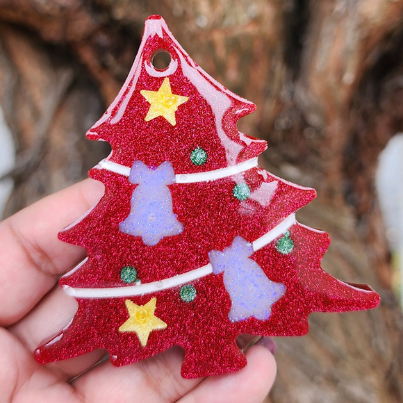 Christmas Tree Ornament Red