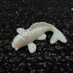 Koi Fish - Green Pearl White