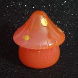 Mushroom Trinket Storage Orangey Pink