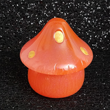 Mushroom Trinket Storage Orangey Pink