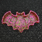 Orange Glitter Bat Tray