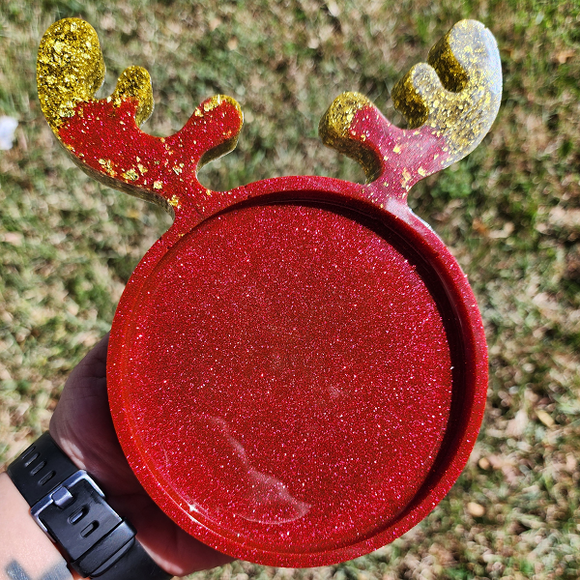 Reindeer Tray Red